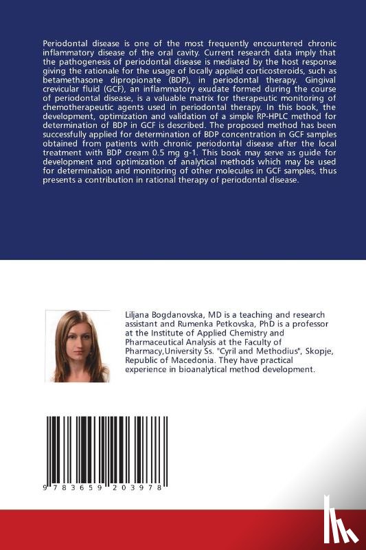 Bogdanovska, Liljana, Petkovska, Rumenka - Evaluation of betamethasone dipropionate therapeutic level in GCF