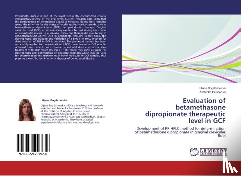 Bogdanovska, Liljana, Petkovska, Rumenka - Evaluation of betamethasone dipropionate therapeutic level in GCF