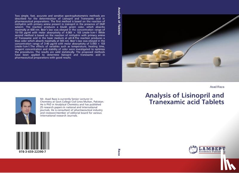 Raza Asad - Analysis of Lisinopril and Tranexamic acid Tablets