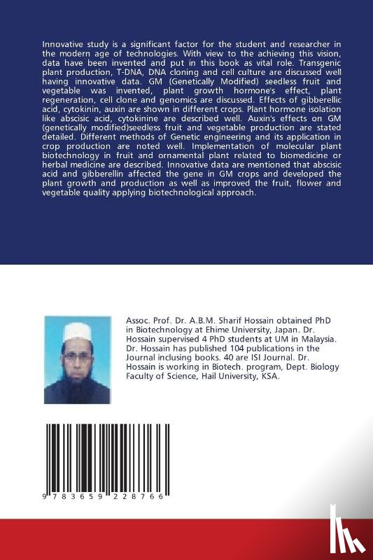 Hossain, A B M Sharif - Plant Biotechnology and Genetic Engineering