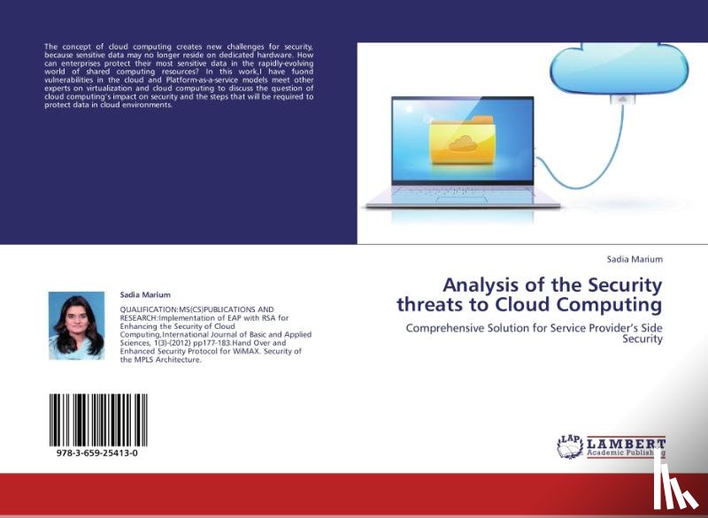 Marium, Sadia - Analysis of the Security threats to Cloud Computing