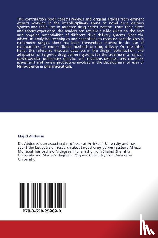 Abdouss Majid, Mohebali Alireza - Novel Strategies in Targeted Drug Delivery Systems
