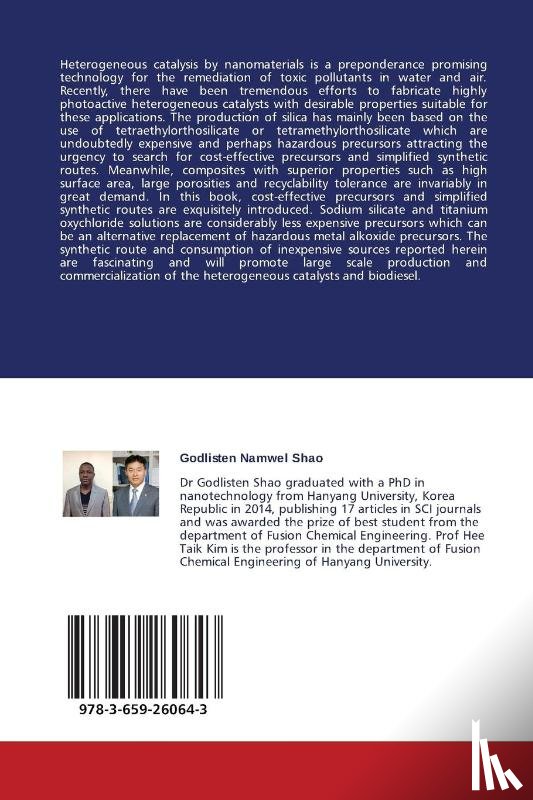 Shao Godlisten Namwel, Kim Hee Taik - Titania-Silica Heterogeneous Catalyst
