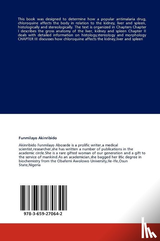 Akinribido Funmilayo, O E Yama, F I O Duru - Chloroquine and Body Tissues