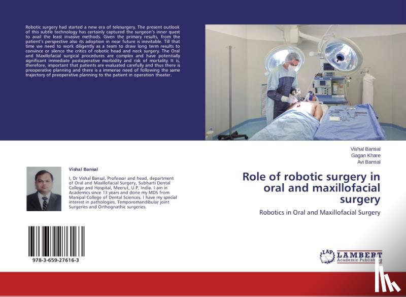 Bansal, Vishal, Khare, Gagan, Bansal, Avi - Role of robotic surgery in oral and maxillofacial surgery