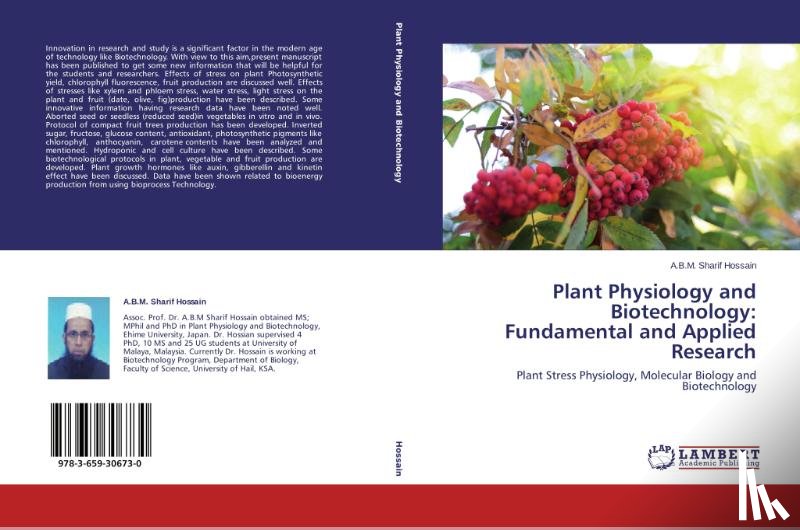 Hossain a B M Sharif - Plant Physiology and Biotechnology