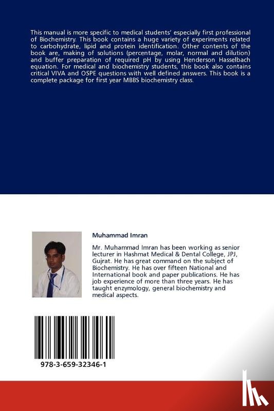 Imran Muhammad - Manual of Practical Biochemistry