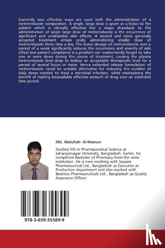 Al-Mamun MD Abdullah-, Ahmed Taksim, Kundu Sukalyan Kumar - Metronidazole Extended Release Solid Dosage Form
