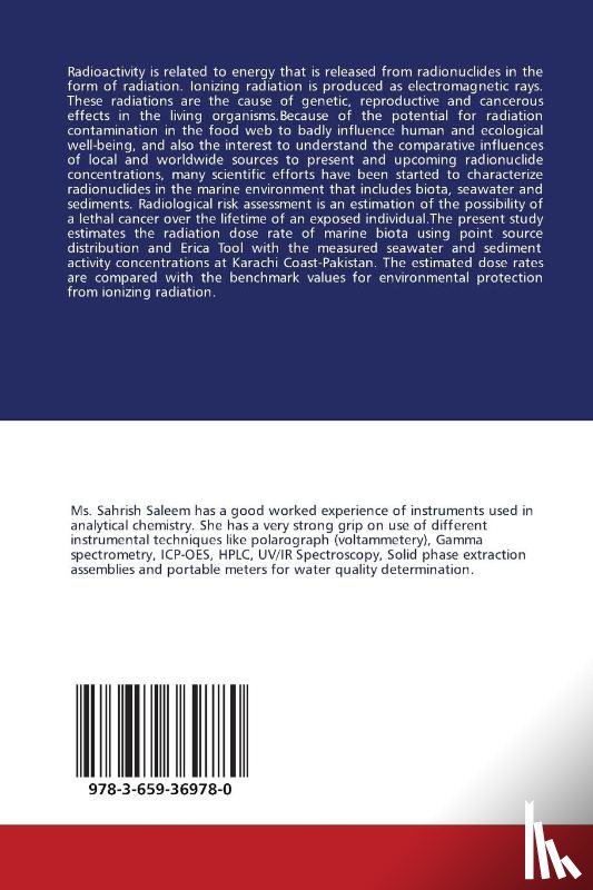 Saleem Sahrish, Mashiatullah Azhar, Yaqoob Nadeem - Radiological Risk Assessment