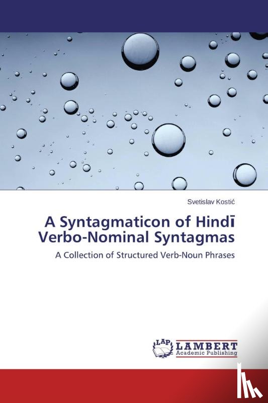 Kosti - A Syntagmaticon of Hind Verbo-Nominal Syntagmas