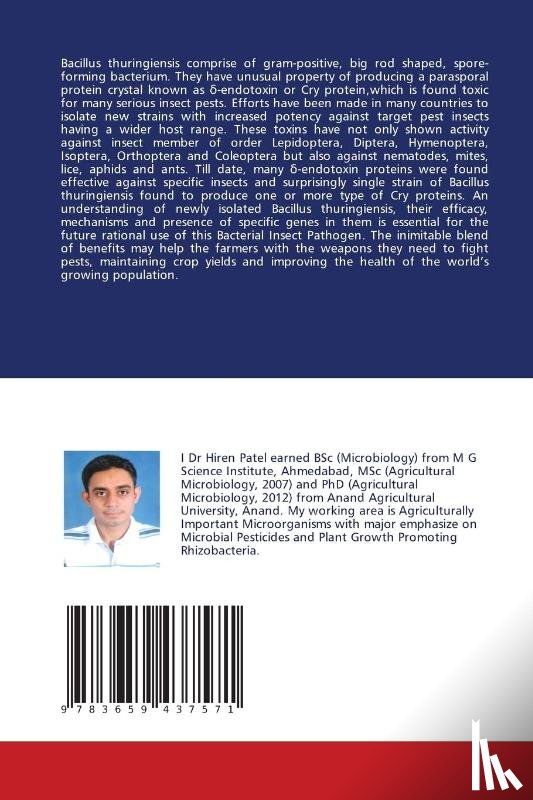 Patel, Hiren, Vyas, Haren, Vyas, Rajababu - Bacillus thuringiensis