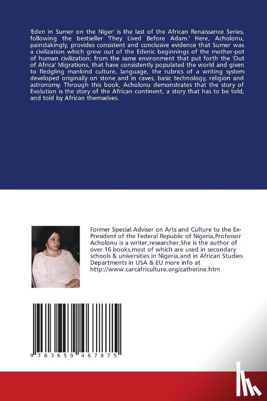 Acholonu Catherine Obianuju - Eden In Sumer On The Niger