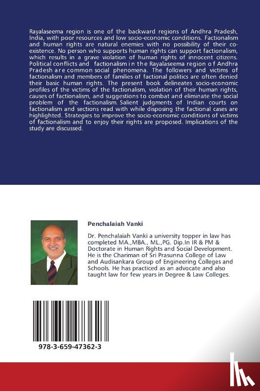 Vanki Penchalaiah - Factionalism and Human Rights in Andhra Pradesh, India