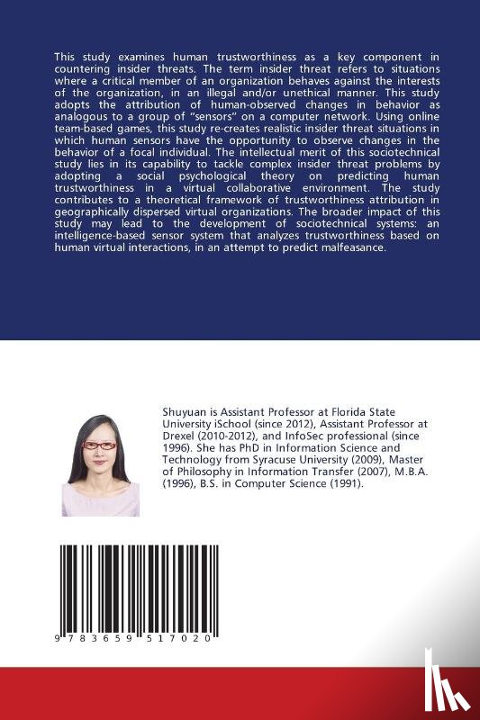 Ho, Shuyuan Mary - Cyber Insider Threat