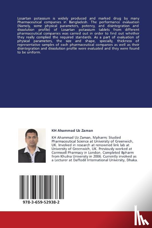 Zaman Kh Ahammad Uz - Performance Evaluation of Losartan Potassium Tablets
