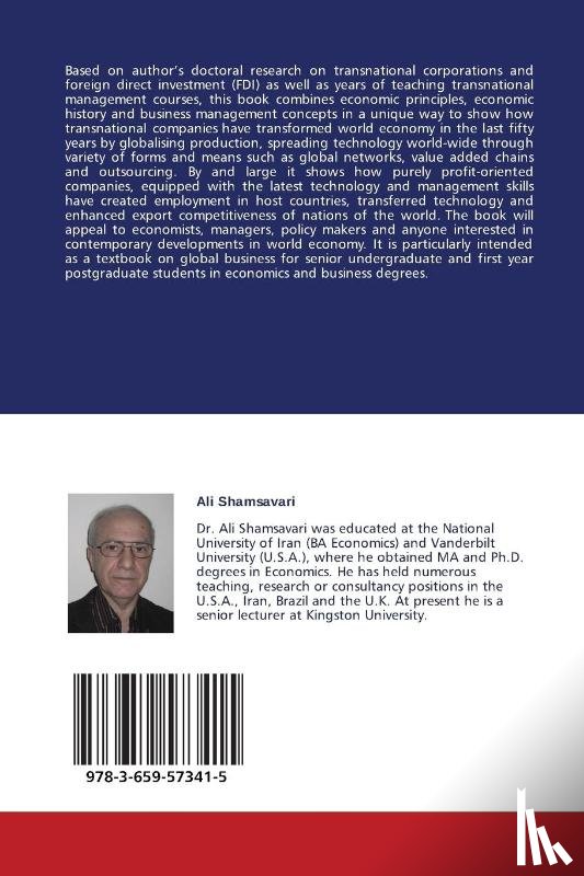 Shamsavari Ali - Globalization of Production, Trade and Technology