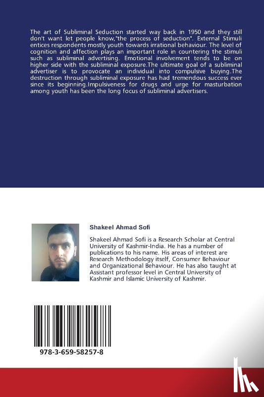 Sofi Shakeel Ahmad - Subliminal Advertising and External Stimuli