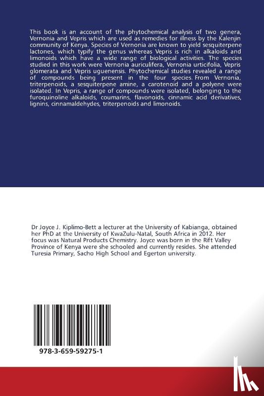 Kiplimo Joyce, Koorbanally Neil - Phytochemistry and Biological Activity of Secondary Metabolites