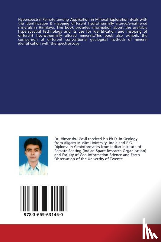Govil Himanshu - Hyperspectral Remote Sensing Application in Mineral Exploration