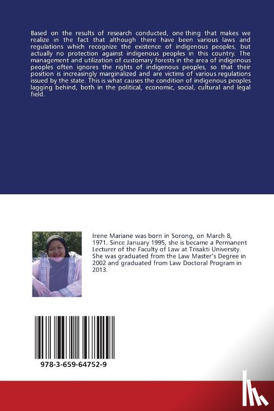 Mariane Irene - Indigenous Peoples Rights In Forest Management in Indonesia