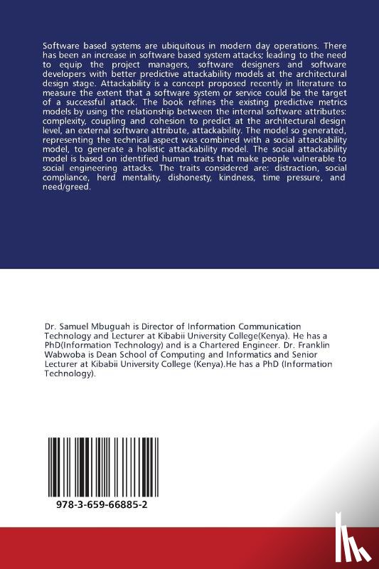 Mbuguah Samuel, Wabwoba Franklin - Attackability Metrics Model For Secure Service Oriented Architecture