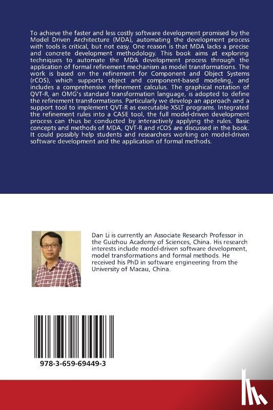 Li Dan - Enabling Formal Model-Driven Development with QVT