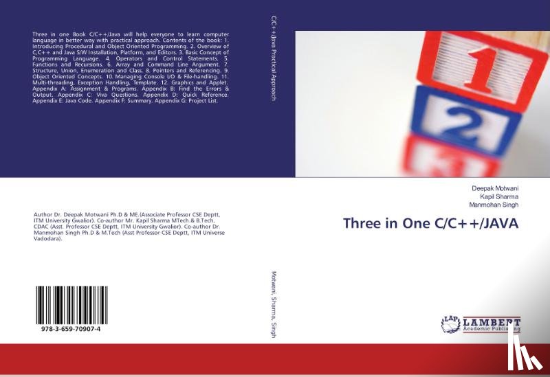 Motwani, Deepak, Sharma, Kapil, Singh, Manmohan - Three in One C/C++/JAVA