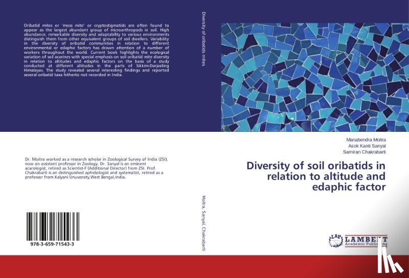 Moitra Manabendra, Sanyal Asok Kanti, Chakrabarti Samiran - Diversity of soil oribatids in relation to altitude and edaphic factor