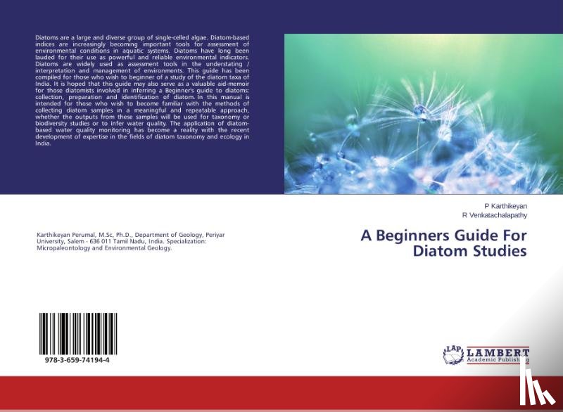 Karthikeyan P, Venkatachalapathy R - A Beginners Guide For Diatom Studies