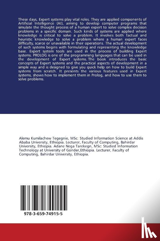 Kumilachew Tegegnie Alemu, Nega Tarekegn Adane - A Quick Guide To An Introduction to Expert System Using PROLOG