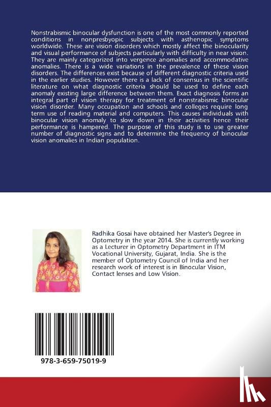 Gosai Radhika - Non-Strabismic Binocular Vision Anomalies in Asthenopic Patients