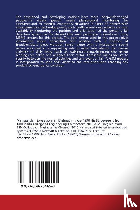 Manigandan S, Norman Suresh - Fall Detection System For Elderly Person Monitoring Using GSM Network