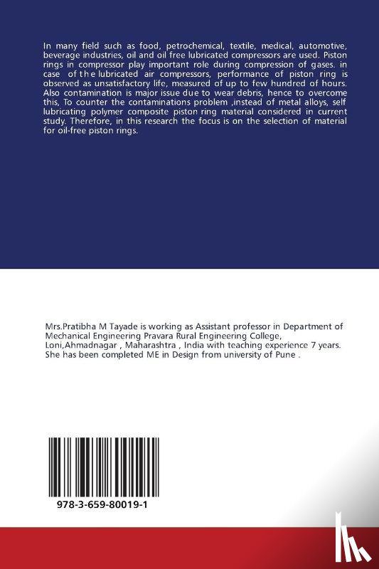 Tayade Pratibha, Parajane Manoj - PEEK/PTFE reinforced with Glass Fibers and solid lubricants