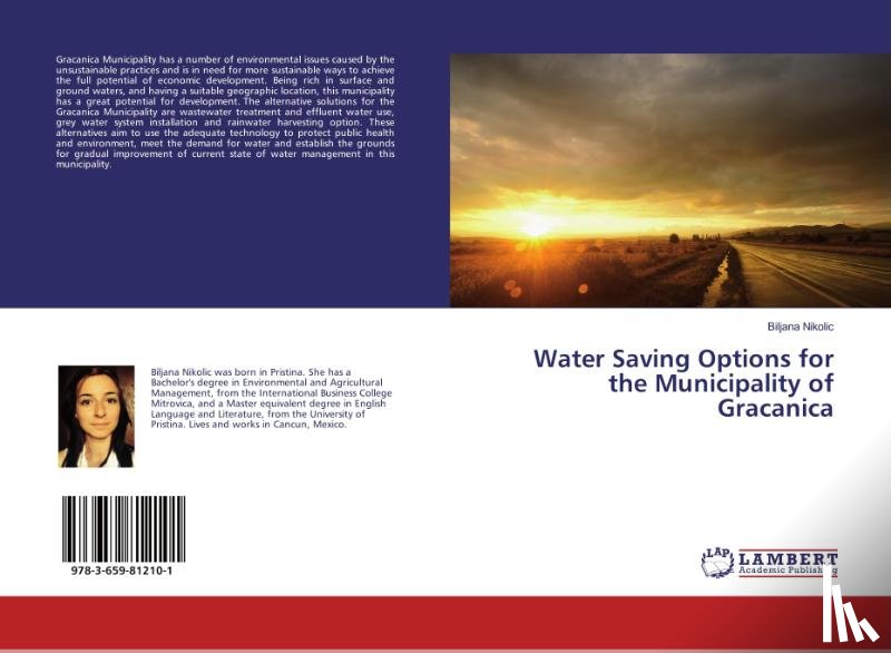 Nikolic, Biljana - Water Saving Options for the Municipality of Gracanica