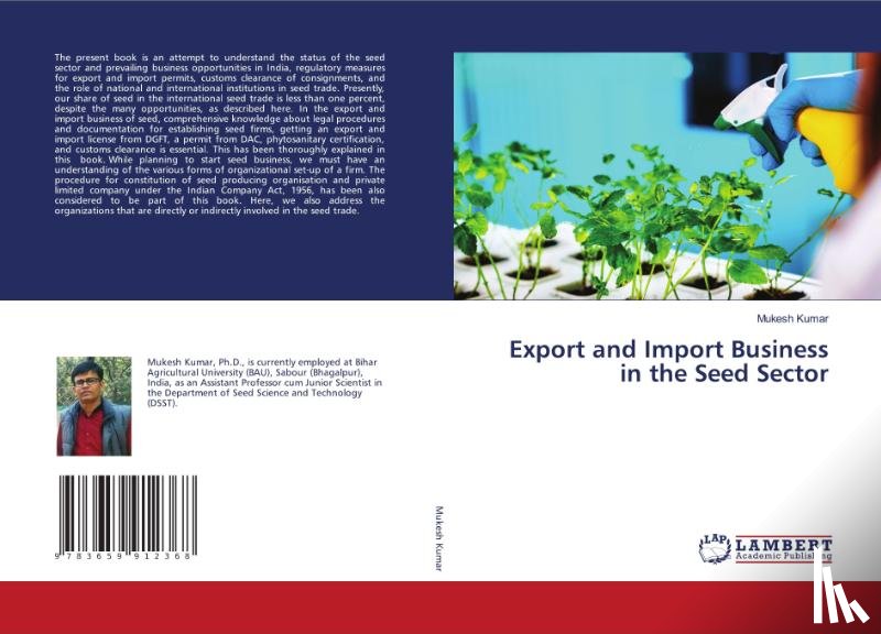 Kumar, Mukesh - Export and Import Business in the Seed Sector