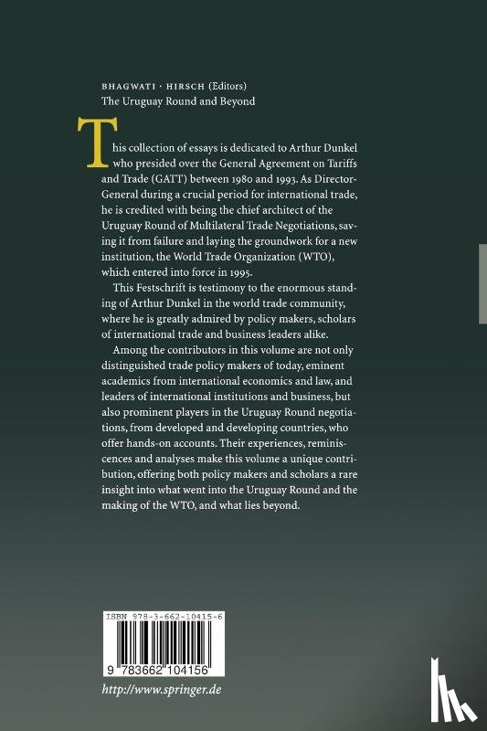  - The Uruguay Round and Beyond