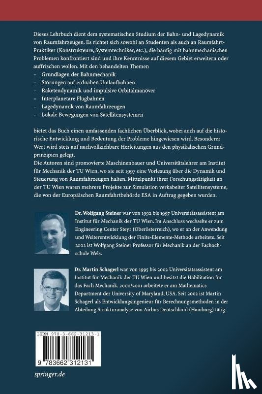 Steiner, Wolfgang, Schagerl, Martin - Raumflugmechanik