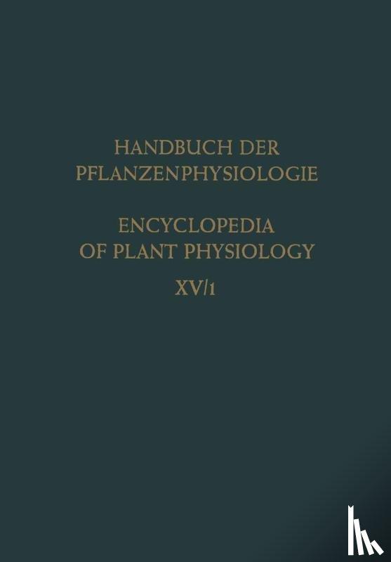 Addicott, Fredrick Taylor, Lang, Anton, Ruhland, Wilhelm - Differentiation and Development / Differenzierung und Entwicklung