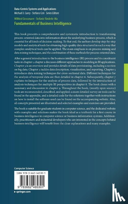 Grossmann, Wilfried, Rinderle-Ma, Stefanie - Fundamentals of Business Intelligence