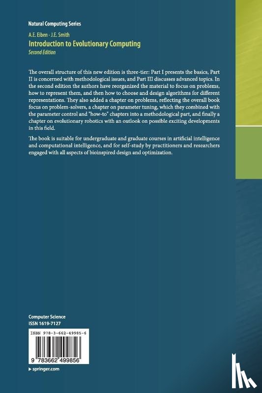 A.E. Eiben, J.E. Smith - Introduction to Evolutionary Computing