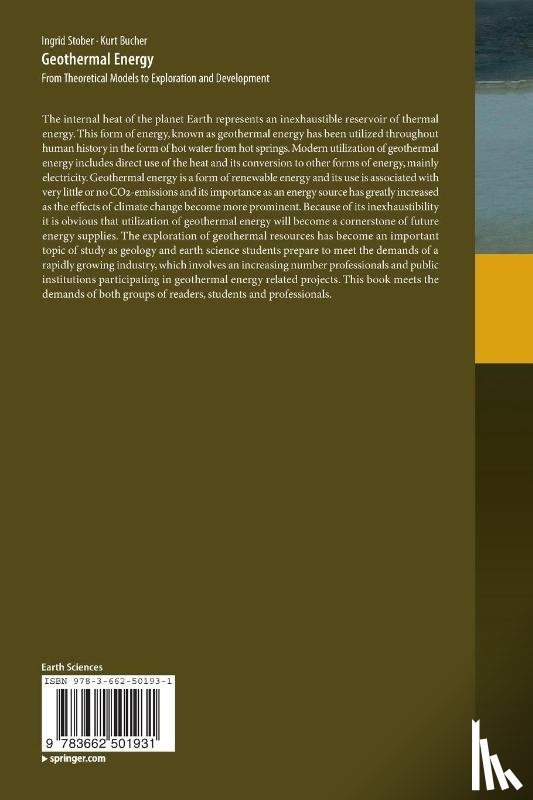 Stober, Ingrid, Bucher, Kurt - Geothermal Energy