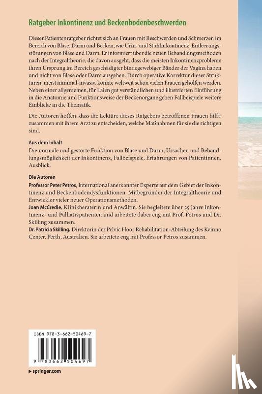 Petros, Peter, McCredie, Joan, Skilling, Patricia - Ratgeber Inkontinenz und Beckenbodenbeschwerden