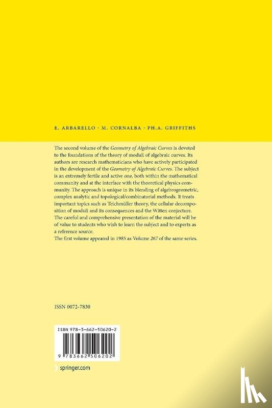 Arbarello, Enrico, Cornalba, Maurizio, Griffiths, Phillip - Geometry of Algebraic Curves