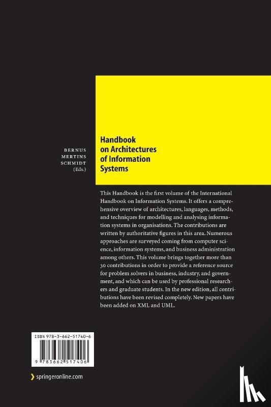  - Handbook on Architectures of Information Systems