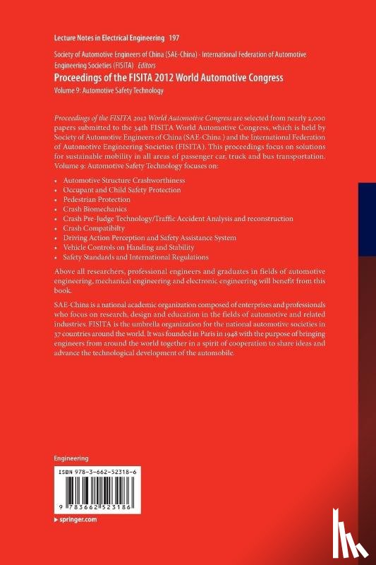  - Proceedings of the FISITA 2012 World Automotive Congress