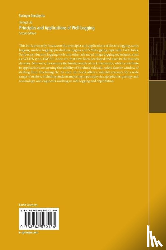 Liu, Hongqi - Principles and Applications of Well Logging