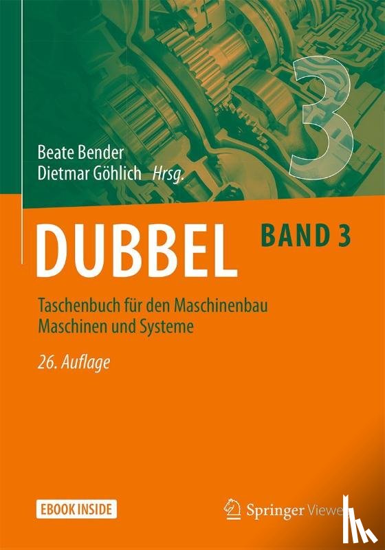  - Dubbel Taschenbuch für den Maschinenbau Maschinen und Systeme