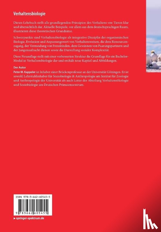 Kappeler, Peter M. - Verhaltensbiologie