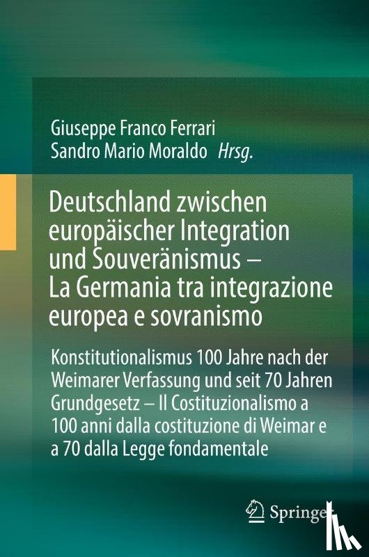  - Deutschland zwischen europaischer Integration und Souveranismus