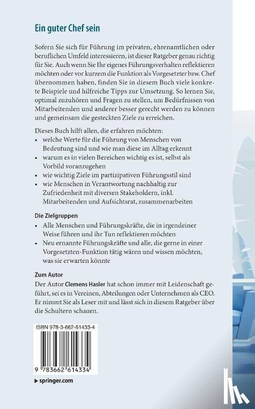Hasler, Clemens - Ein Guter Chef Sein